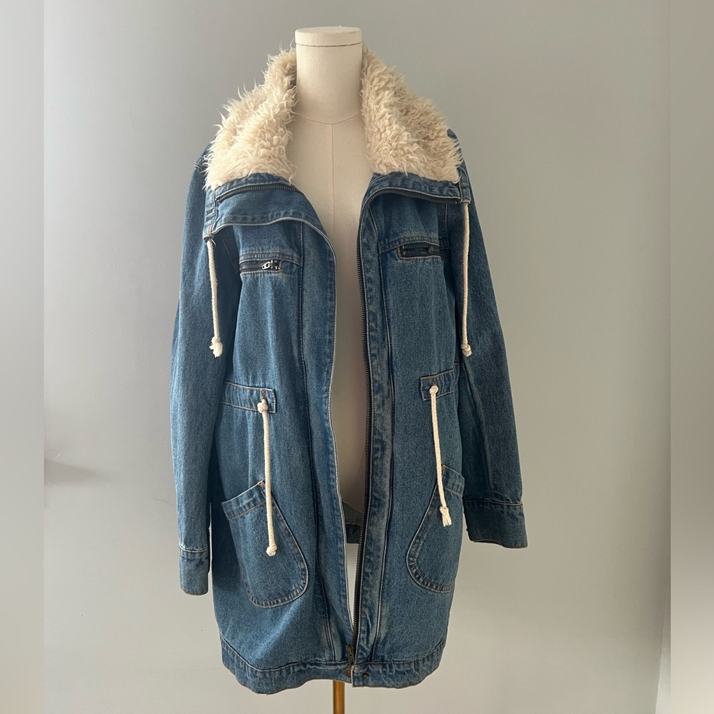 Mink Pink Oversized Denim Jacket